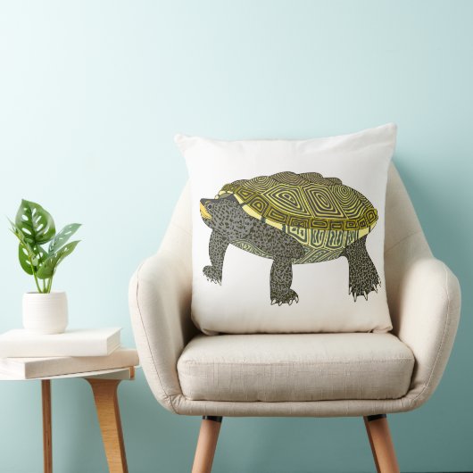 Terrapin (white) - Pillow クッション (椅子)