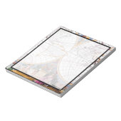 Terraqueous Globeメモ帳の新しい地図 ノートパッド (回転)