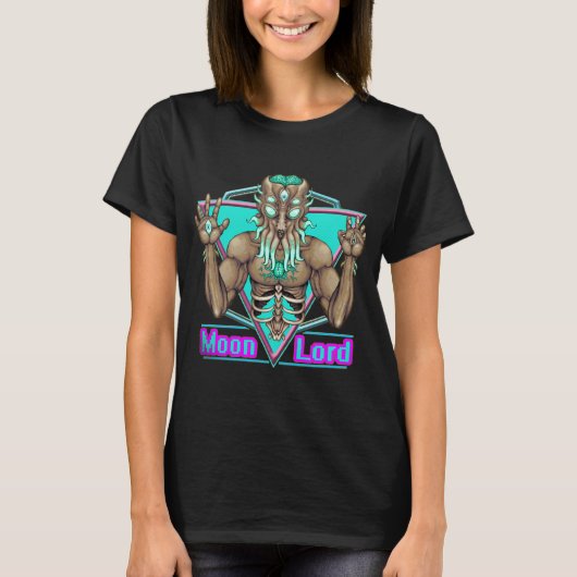 Terraria ゲーム - 月の支配者 tシャツ (正面)