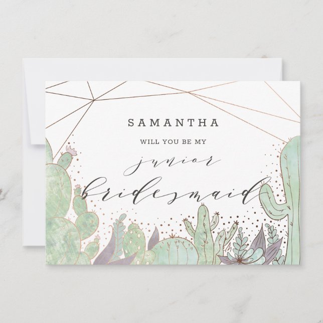 Terrarium Cactus Junior Bridesmaid提案 (正面)