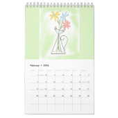 Terrarium Display Cat Calendar カレンダー (2月 2026)