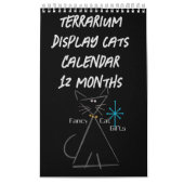 Terrarium Display Cat Calendar カレンダー (カバー)