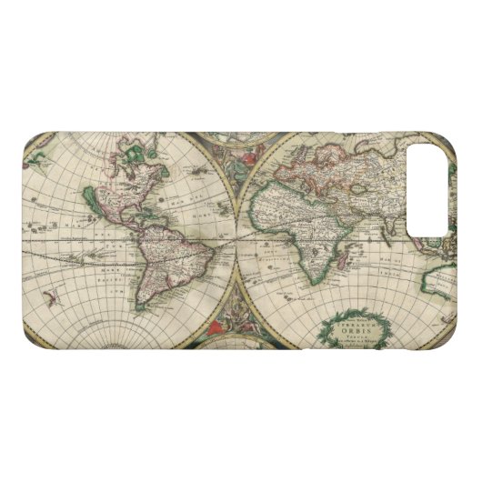 Terrarum Orbis Tabula Case-Mate iPhoneケース (裏面(横))