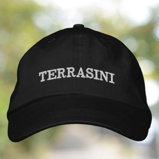 Terrasini Embroidered CYO Hat 刺繍入りキャップ