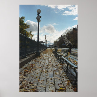 Terrasse Dufferin，ケベック，カナダ ポスター