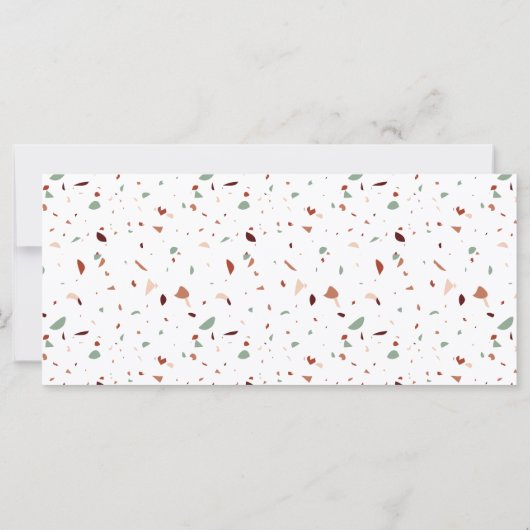 Terrazzoと署名スクリプトギフト証明書 (裏面)