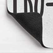 Terrazzoのプロライフベビーフットプリント マウスパッド (コーナー)