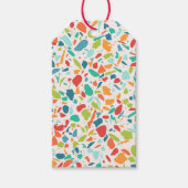 Terrazzo建築デザイカラフルナー ギフトタグ (正面)