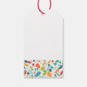 Terrazzo建築デザイカラフルナー ギフトタグ (裏面)