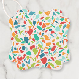 Terrazzo建築デザイカラフルナー フェイバータグ