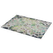 Terrazzo -大理石#2の瑪瑙そして金ゴールド カッティングボード (角)