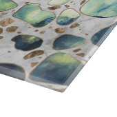 Terrazzo -大理石#2の瑪瑙そして金ゴールド カッティングボード (角)