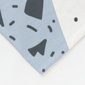 Terrazzo floor marble seamless hand drawn pattern  フリースブランケット (角)