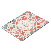 Terrazzo & Gold Wedding | Modern & Fun Celebration ノートブック (左側)