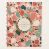 Terrazzo & Gold Wedding | Modern & Fun Celebration プランナー手帳 (正面)