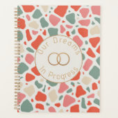 Terrazzo & Gold Wedding | Modern & Fun Celebration プランナー手帳 (正面)