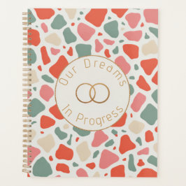 Terrazzo & Gold Wedding | Modern & Fun Celebration プランナー手帳