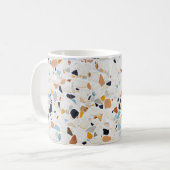 Terrazzo Marble Pastel Pattern Ceramic Coffee Mug コーヒーマグカップ (正面左)