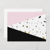 Terrazzo Pattern、Terrazzo Background ポストカード (正面/裏面)