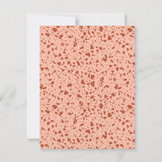 Terrazzo Slab追加情報エンクロージャカード 出欠カード (裏面)