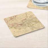 Terreの補助のtroisのfils de Noe スクエアペーパーコースター (アングル)