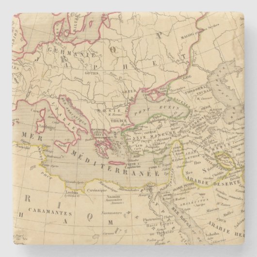 Terreの補助のtroisのfils de Noe ストーンコースター (正面)