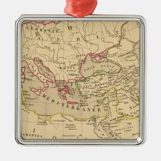 Terreの補助のtroisのfils de Noe メタルオーナメント (正面)