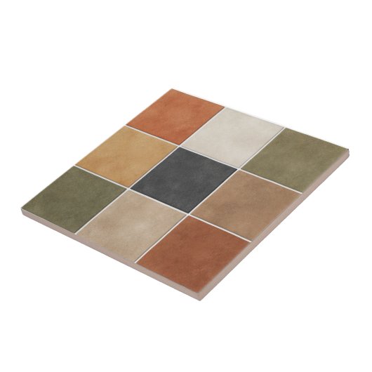 Terre & Émotions – Earthy Minimalist Ceramic Tile タイル (側面)