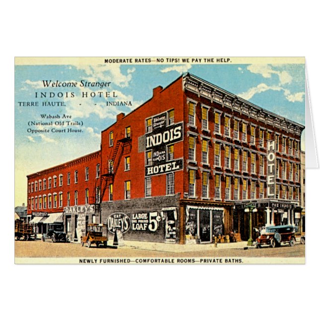 Terre Haute、インディアナIndoisのホテル (正面横)