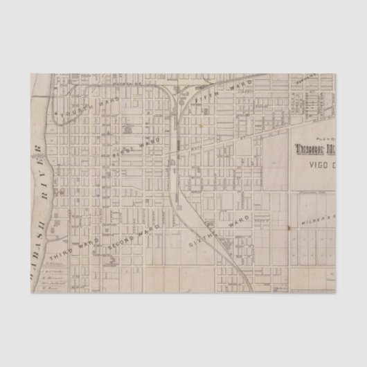 Terre Haute、ビゴCoの計画 薄葉紙 (正面)
