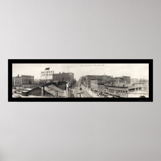 Terre Haute, IN Photo 1913 ポスター (正面)