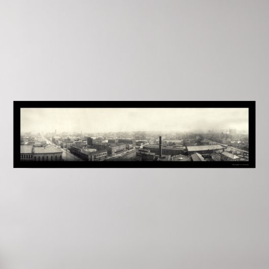 Terre Haute Indiana写真1913 ポスター (正面)