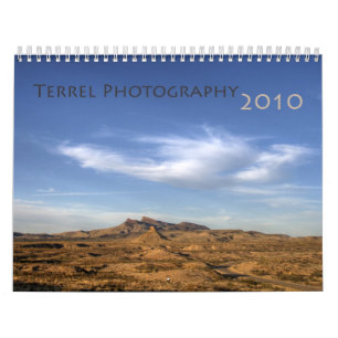 Terrelの写真撮影2010年 カレンダー