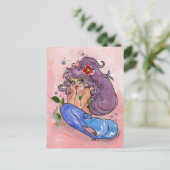 TerrellスミスDorfeo著作の思考の郵便はがきの"深い" ポストカード (スタンド正面)