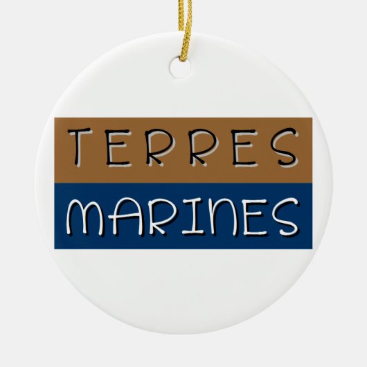Terres marines セラミックオーナメント (正面)