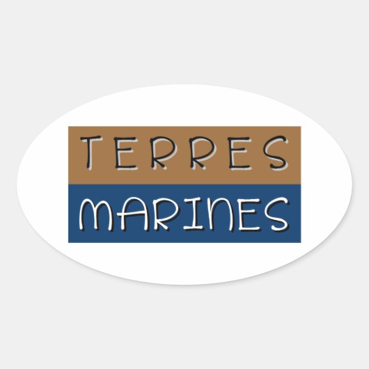 Terres marines 楕円形シール (正面)