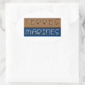 Terres marines 楕円形シール (バッグ)