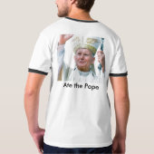 Terri Schiavoは法皇を食べました Tシャツ (裏面フル)