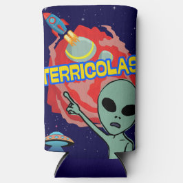 terricolas – 人間のエイリアンの怖さ スリム缶クーラー