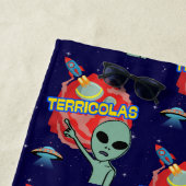 terricolas – 人間のエイリアンの怖さ ビーチタオル (インサイチュ)