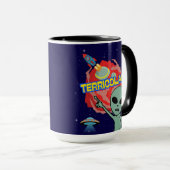 terricolas – 人間のエイリアンの怖さ マグカップ (正面右)