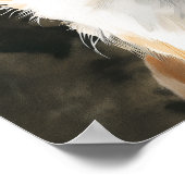 Terrier chihuahua mixed breed dog closeup ポスター (角)