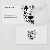Terrier Face、Companyの会社名、 名刺 (正面/裏面)