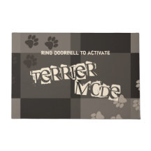 Terrier Modeおもしろい犬ペインの色ブロック