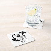 Terrier Truth – Set Down with Swagger スクエアペーパーコースター (インサイチュ)