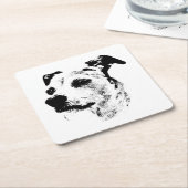 Terrier Truth – Set Down with Swagger スクエアペーパーコースター (アングル)