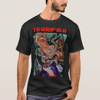 Terrifier movie horror art the clown 162 tシャツ