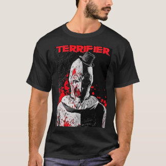Terrifier movie horror poster art 645 tシャツ