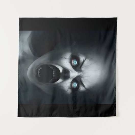 Terrifying Screaming Specter Wallpaper タペストリー (正面(横))