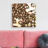 Terror twins,Haunted dolls picture canvas art キャンバスプリント (インサイチュ (リビング))
